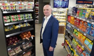 Stephen Thompson in one of his Eddy's Food Station shops. Image: Eddy's Food Station