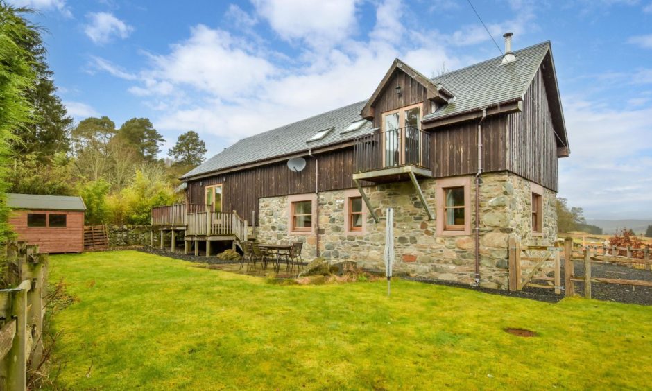 Handsome Highland Perthshire barn conversion on sale for £295k