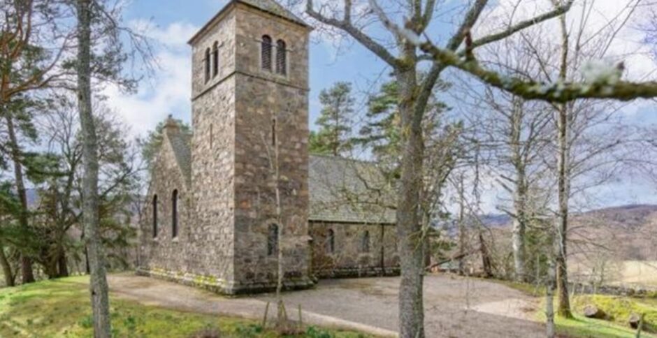 Maule Memorial Church in Glen Esk. 