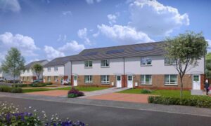 How the new Dunfermline houses will look.