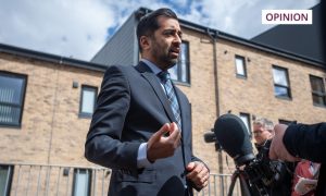 Humza Yousaf in Dundee.