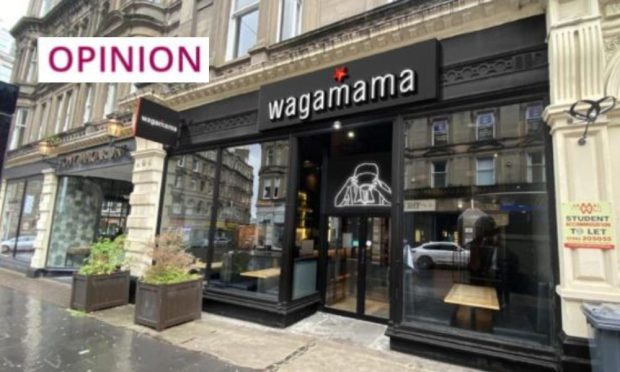 How the new Dundee Wagamama restaurant would look, according to the plans lodged with the council. Image: Bradley Architecture
