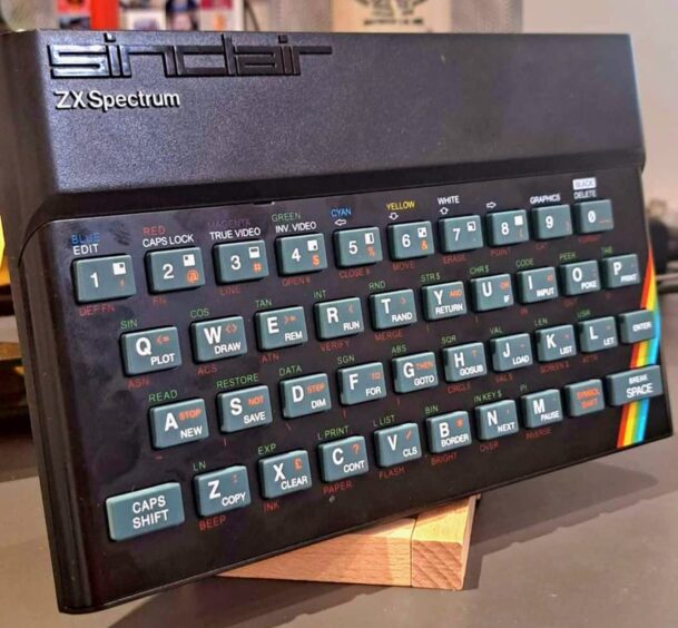 Andrew's ZX Spectrum.