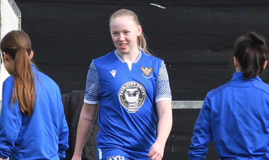 St Johnstone women's captain, Hannah Clark.