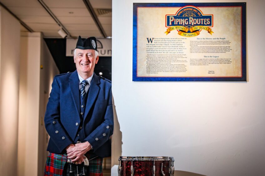 Piping Routes exhibition tells the story of pipe bands in Angus over 150 years.