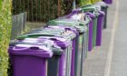 A blue bin will shortly join the kerbside recycling line-up for Angus homes. Image: Kim Cessford/DC Thomson