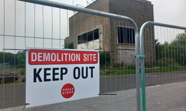 The former NCR building at Camperdown is being demolished. Image: Dark Blue Property Holdings