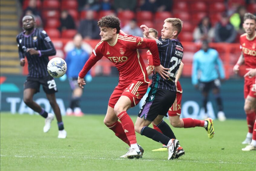 Action from the recent Aberdeen v St Johnstone game. 