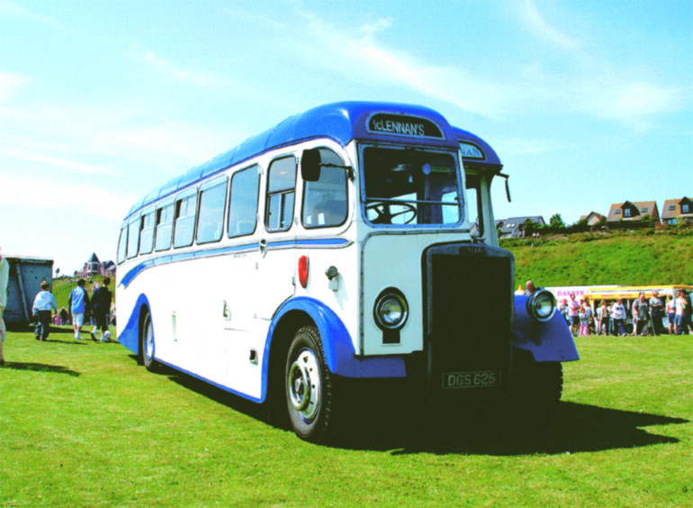 a Leyland Tiger with a McLennan 39-seat coach body