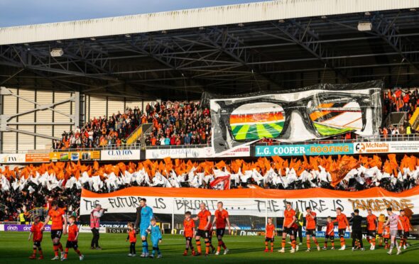 The stunning tifo that greeted Dundee United and Partick Thistle