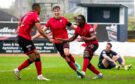 St Mirren celebrate