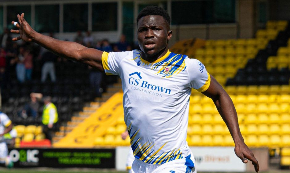 Adama Sidibeh scored important goals for St Johnstone.