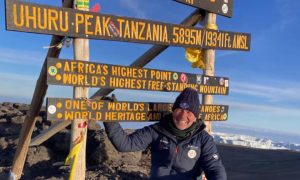 Jim Fairlie scaled Mount Kilimanjaro less than a year before his heart attack.