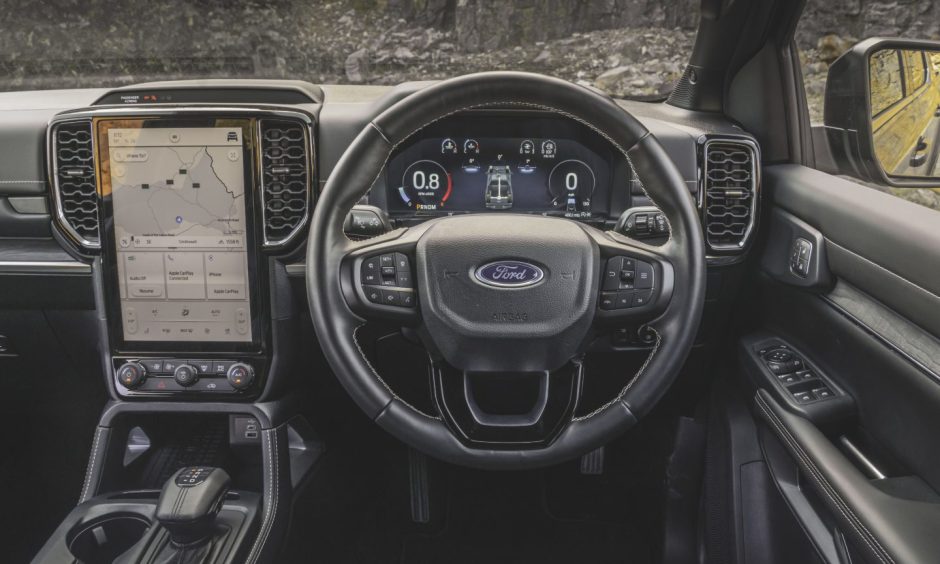 The Ranger has a smart new interior. 