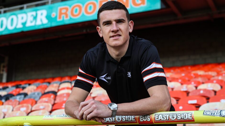 Dundee United's Ross Graham at Tannadice 