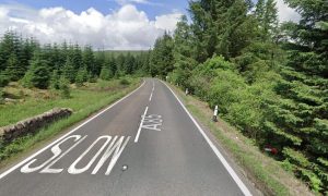 The A85 in Glen Ogle.