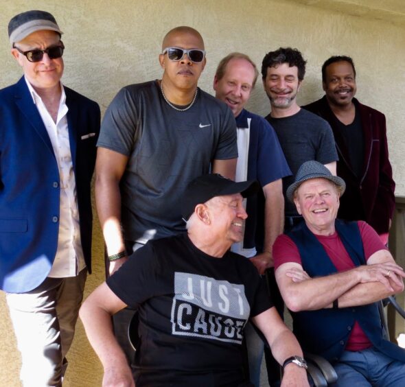 Alan Gorrie (right, seated) with his Average White Band cohorts.