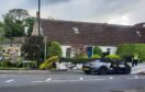 The car crashed into a wall of a house on High Street, Aberdour.