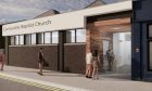 How the new Carnoustie Baptist Church entrance would look. Image: Voigt Architects