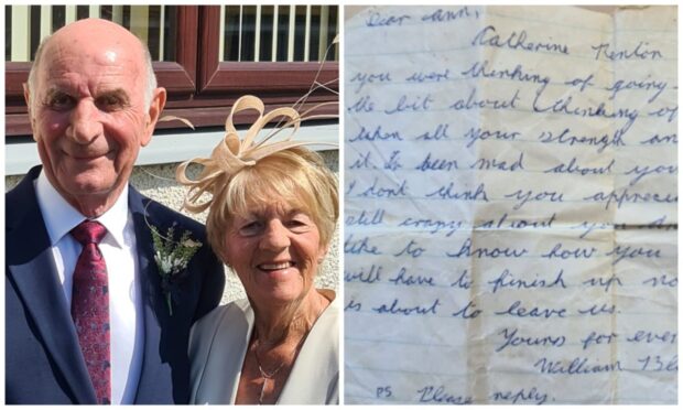 Bill Black and Anne Black, and the love letter he sent to her when they were teenagers..