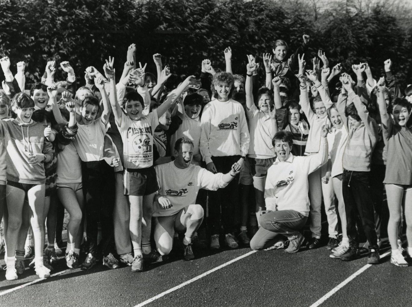 Liz returned to coach young athletes at Caird Park in Dundee in 1987. 