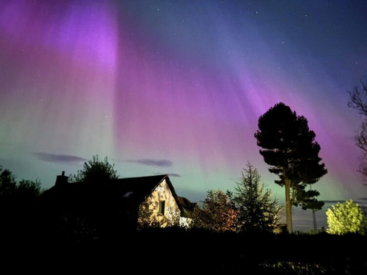 The night sky from Fowlis. 