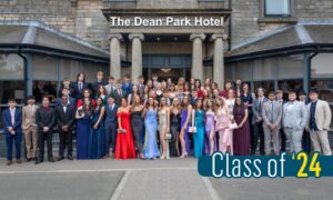 All pupils from St Andrews RC High School gather at the Dean Park Hotel in Kirkcaldy for a memorable prom night filled with celebration and camaraderie. Image: Steve Brown/DC Thomson