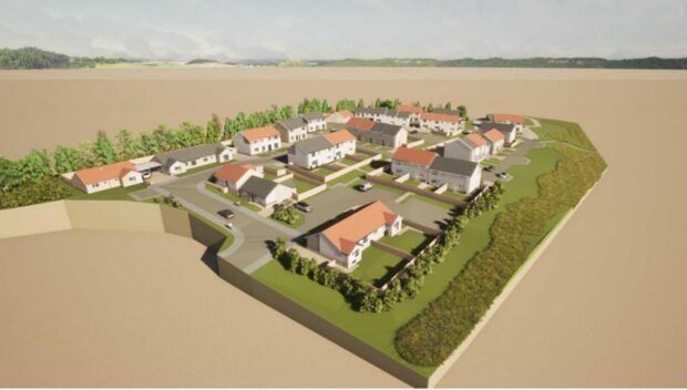 How the proposed Cupar affordable homes development could look.
