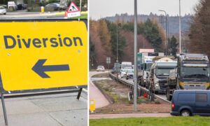 Diversion routes for drivers during major works at the Swallow Roundabout in Dundee have been revealed. Image: Shutterstock/DC Thomson