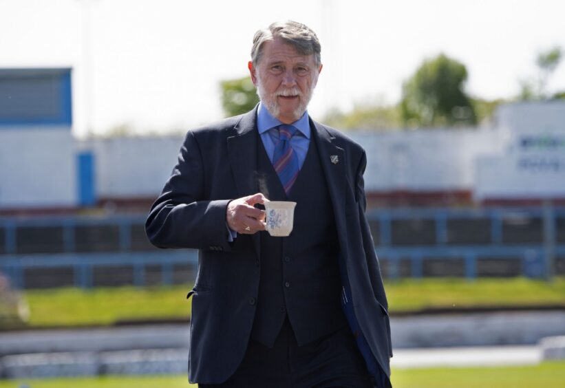 Cowdenbeath chairman and principal shareholder Donald Findlay. 