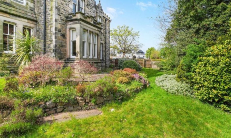 Garden at Tai Chi Wellness Centre in Kirkcaldy.