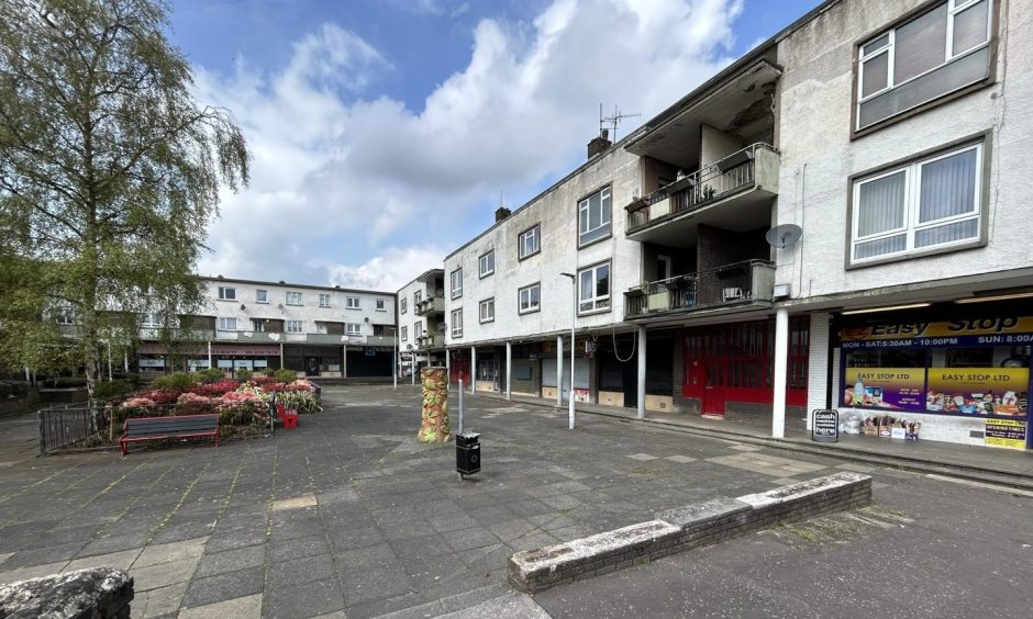 Woodside Shopping Precinct in Glenrothes.