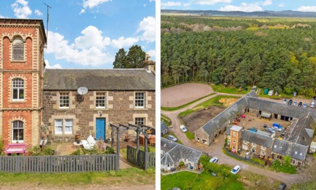 The property is within Fife's Tentsmuir Forest