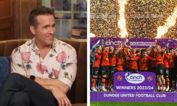 Ryan Reynolds was asked about Dundee United on Lorraine