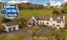 An aerial view of Perthshire property Highfield House