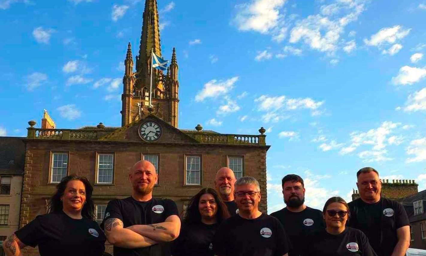 Montrose Music Fest volunteers hope there will be blue skies above the Town House stage on Saturday May 25. Image: Supplied