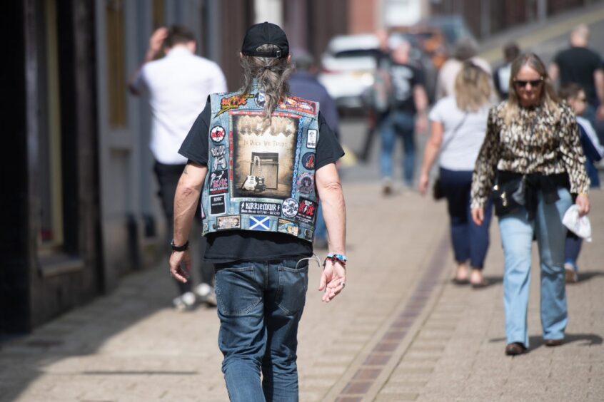 AC/DC fans flock to Kirriemuir for Bonfest.