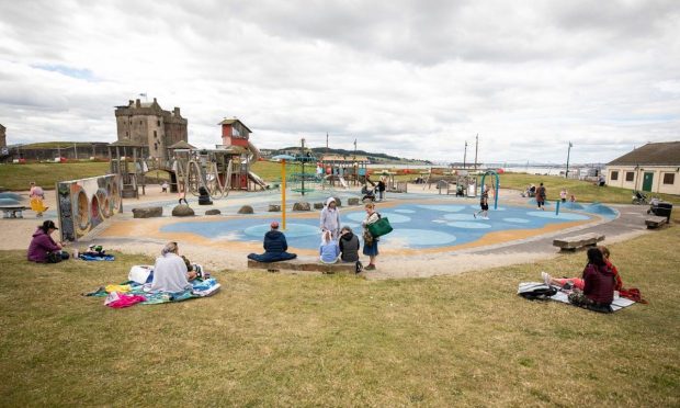 The Broughty Ferry active route officially opened on Monday. Image: Steve Brown/DC Thomson