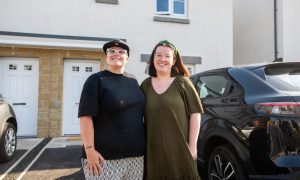Sandie and Kirsty Dawson bought their first home last month. Image: Kim Cessford/DC Thomson