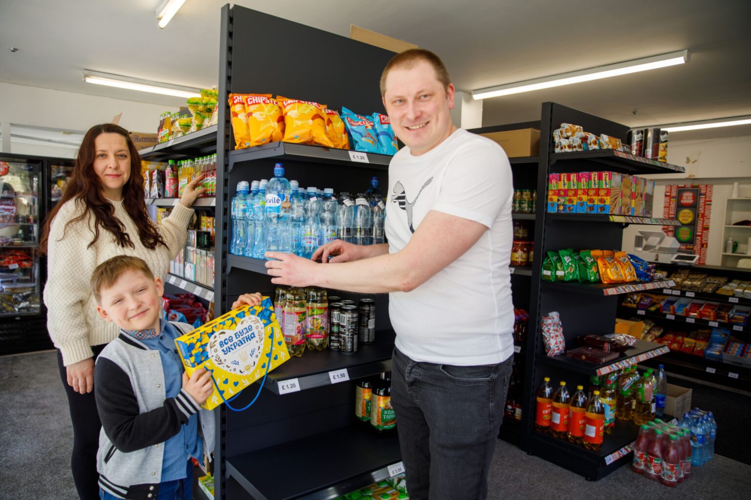 Couple open Ukrainian grocery shop in former Dundee bridal store