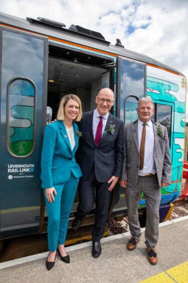 Levenmouth rail line opening.