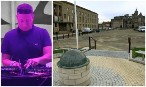 Lewis Montague has organised town house takeover at Kirkcaldy Town Square.