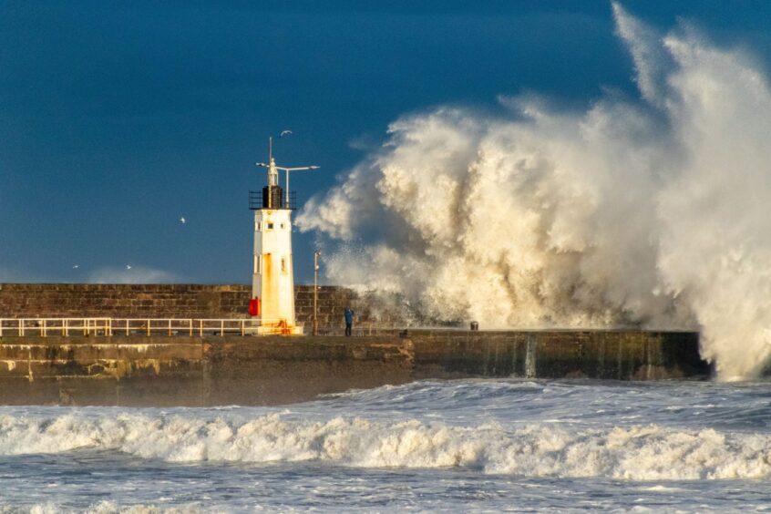 Lynne Muir's picture of Anstruther Wave was second in the Levenmouth rail link competition