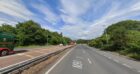 The M90 near Broxden Roundabout