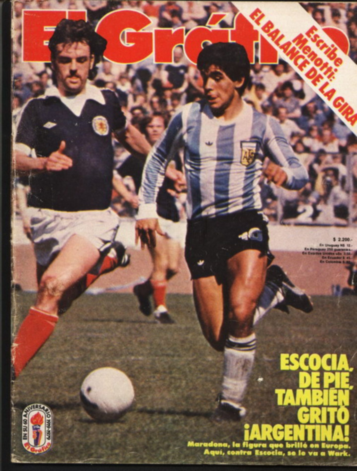 The cover of the Argentine magazine in 1979.