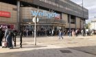 Dundee's Wellgate Shopping Centre after being evacuated on Wednesday.
