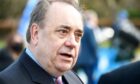 Alex Salmond appeared before the A9 dualling inquiry at Holyrood. Image: Sandy McCook/DC Thomson.