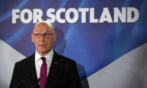 John Swinney was repeatedly forced to defend Michael Matheson. Image: PA.
