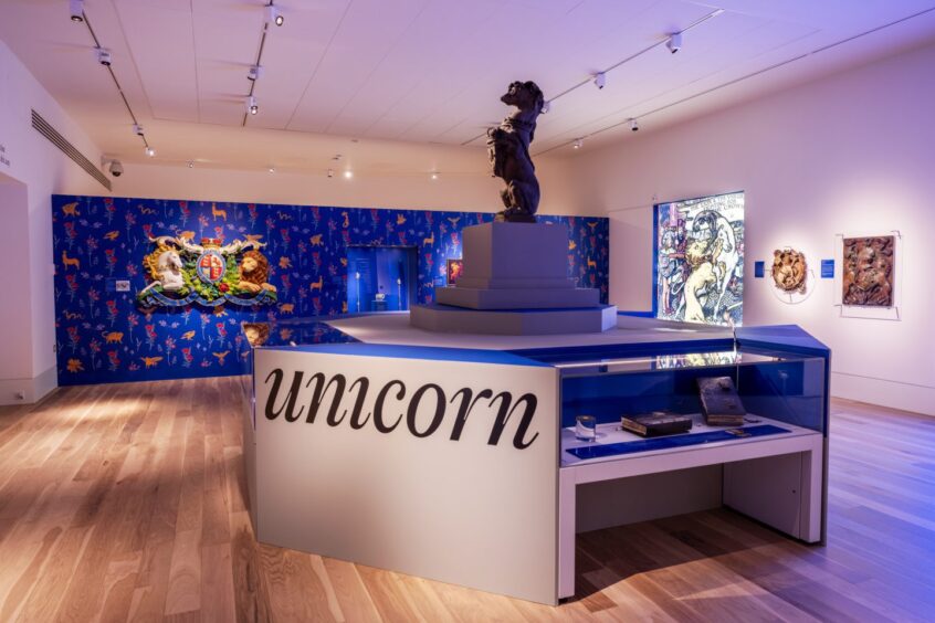 Unicorn exhibition displays