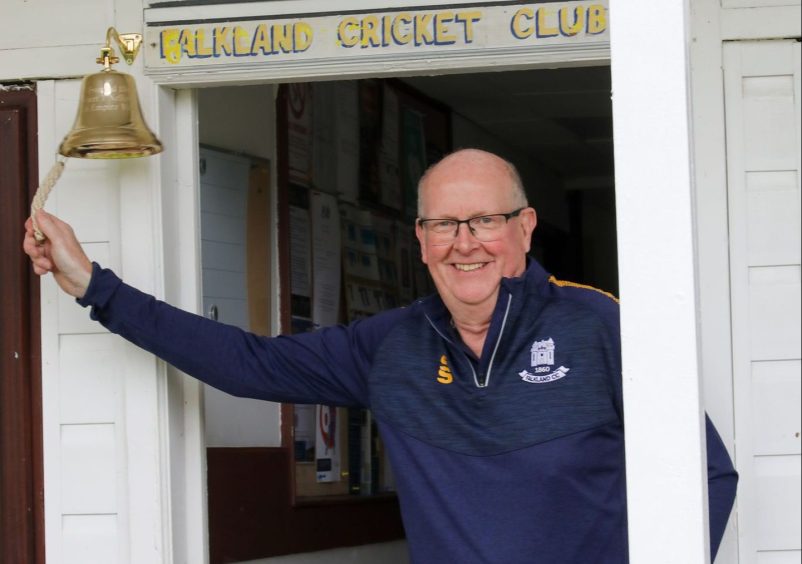 Falkland Cricket Club president Robbie Nellies.